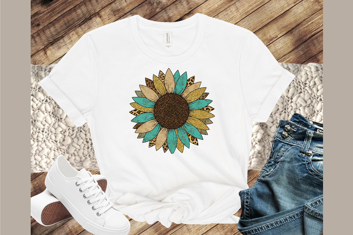 Sunflower Western PNG, an Illustration by Sublimation Artist (Photo 8 of 9)