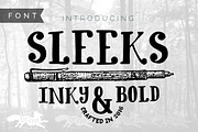 Sleeks Bold Serif, Hand-Drawn TTF, a Serif Font by Drifter Studio (Thumbnail 1 of 3)