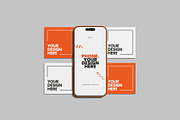 Instagram Post Mockup(Scene Creator), an iPhone Mockup by Graphiculon (Thumbnail 8 of 11)