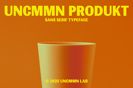Uncmmn Produkt - 6 style Sans Serif