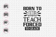 Teacher typographic svg bundle., a Graphic by Uniquesvg99 (Thumbnail 6 of 21)