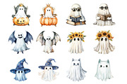 Cute Halloween Ghost, an Illustration by Design Market (Thumbnail 3 of 3)