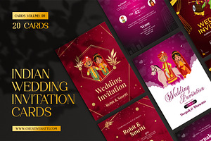 Indian Wedding Invitation Cards
