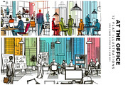 At The Office, a Person Illustration by Digital Art Creations (Thumbnail 4 of 7)