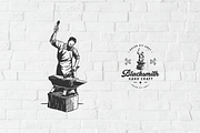 Blacksmith vintage logo design, a Branding & Logo Template by lineandcircle (Thumbnail 1 of 2)