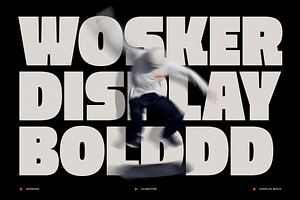 Wosker - Bold Font