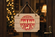 Christmas Deer Forest Laser Cut SVG, an Object Graphic by DreamPrint404 (Thumbnail 3 of 4)