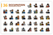 3,600 Icons x3 Styles, an Outline Icon by monkik (Thumbnail 216 of 299)
