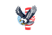 USA Eagle Heart Icons Bundle, an Object Graphic by yasushie (Thumbnail 5 of 12)