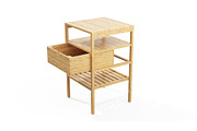 Bedside Table - IKEA NORDKISA, a Furniture 3D Model by 3DCargo (Thumbnail 11 of 26)