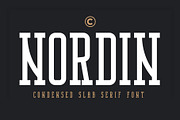 Nordin Slab - Condensed Slab Serif, a Slab Serif Font by Craft Supply Co. (Thumbnail 1 of 16)