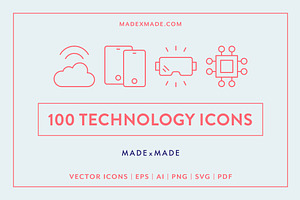 Technology Line Icons