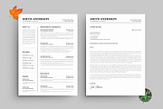 Minimal Resume CV | Canva | Word, a Resume Template by PixelStudio (Thumbnail 3 of 5)