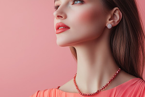 Fashionable woman pose with jewelry, a Photo by MistyDay