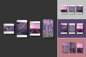 Instagram Post Mockup, an iPhone Mockup by seramoe