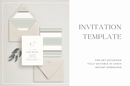 Horse Party Invitation Template