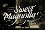 Sweet Magnolia, a Script Font by Nathatype (Thumbnail 1 of 10)