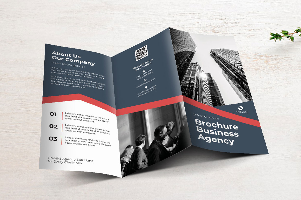 Tri-Fold Business Agency, a Brochure Template by yanindesign (Photo 2 of 3)