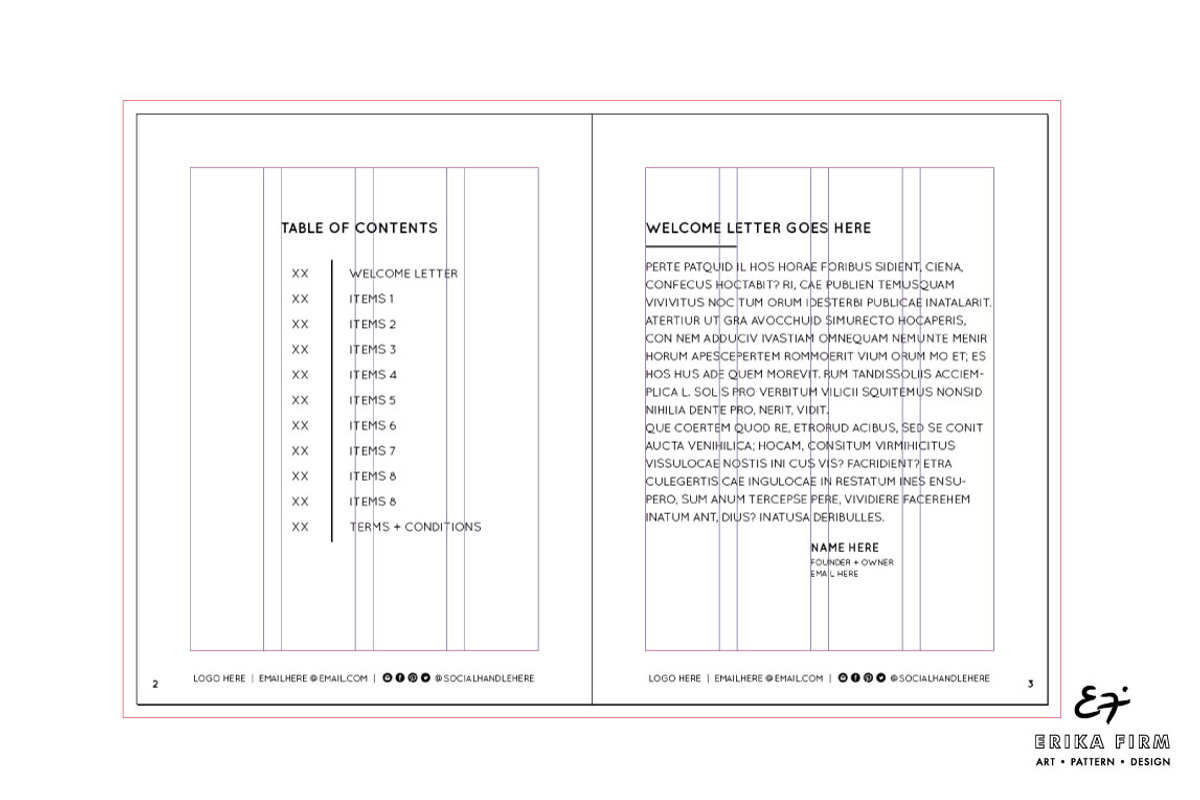 4.25 x 5.5 ID Catalog Template, a Magazine Template by Erika Firm (Photo 2 of 5)