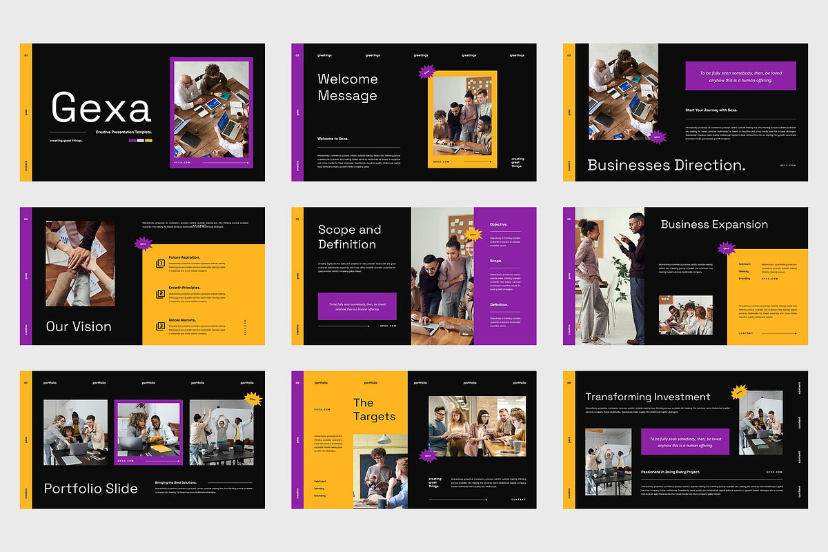 Gexa : Agency Overview Powerpoint, a Presentation Template by Punkl Camp (Photo 6 of 9)