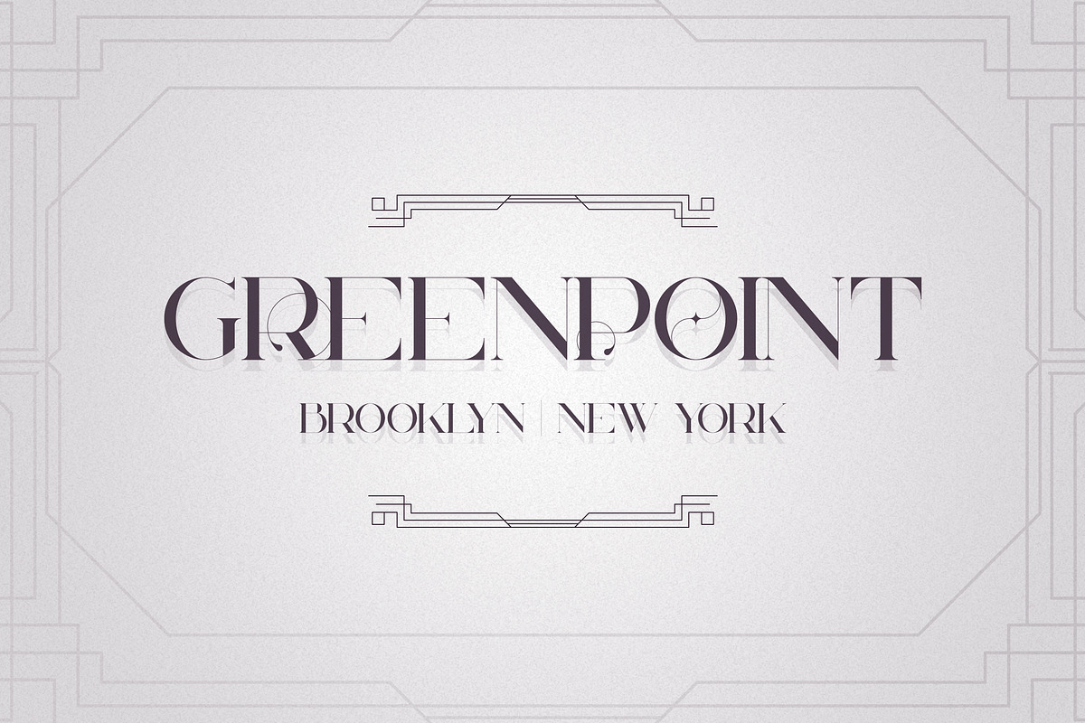Art Deco Font Collection - 13 fonts, a Serif Font by VP Fonts (Photo 2 of 14)