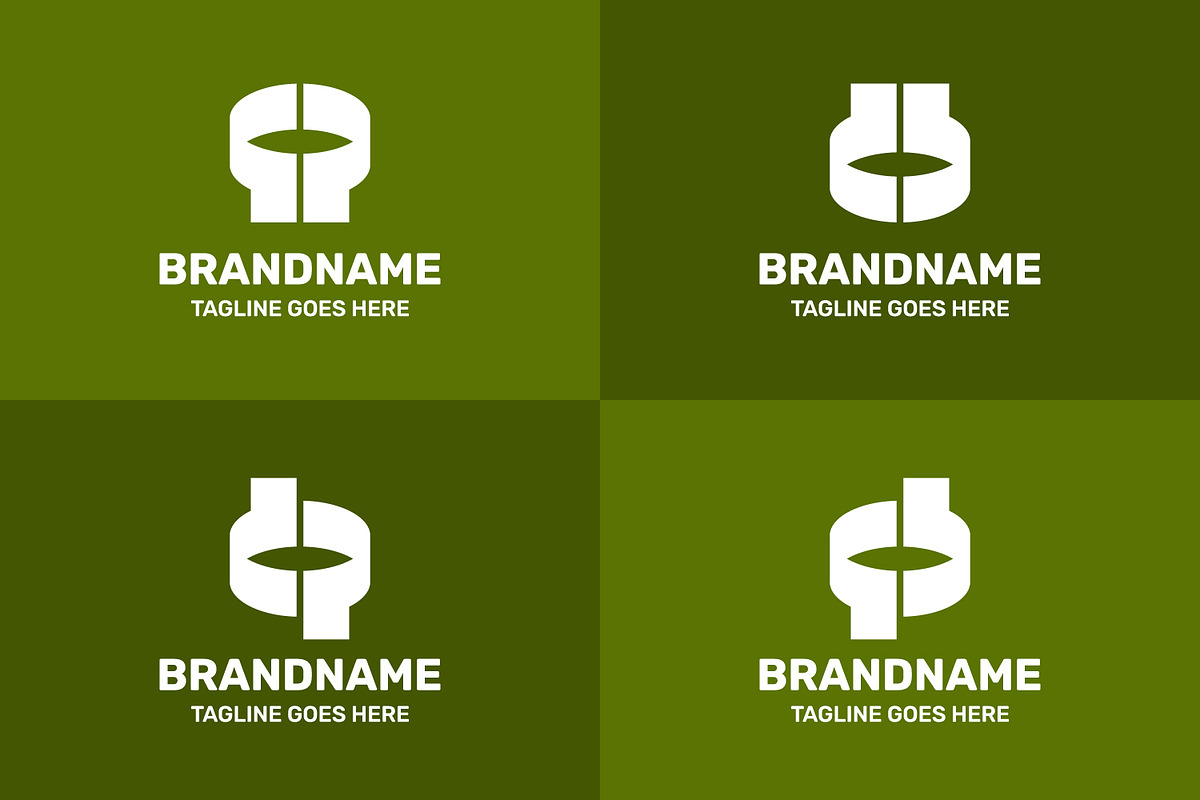 Letters QP DB DP QB Organic Logo, a Branding & Logo Template by Pray Art Design Studio (Photo 2 of 2)