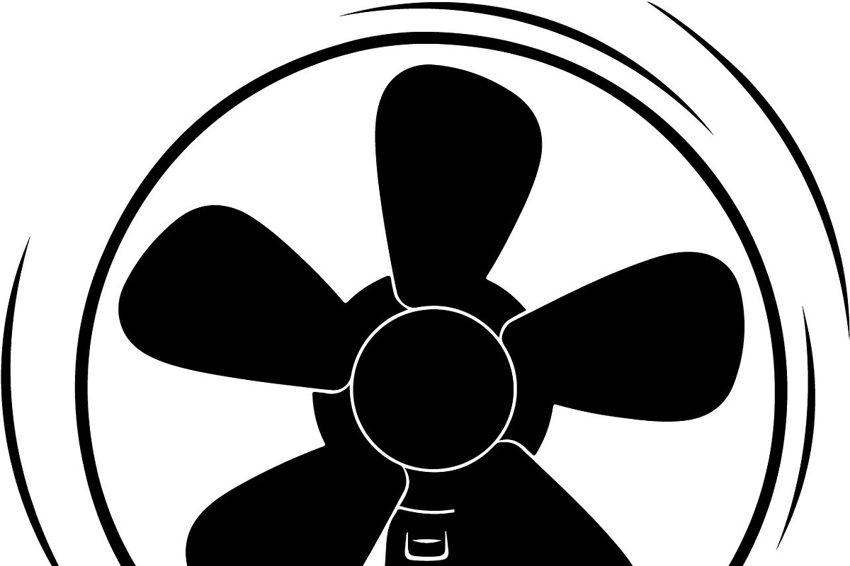 Retro Table Fan SVG Bundle, an Illustration by balal (Photo 8 of 12)