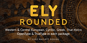 Ely Rounded, a Sans Serif Font by Cory Maylett Design (Thumbnail 1 of 5)