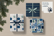 Snowy Christmas Patterns and Clipart, a Pattern Graphic by Rxmi Studio (Thumbnail 6 of 9)