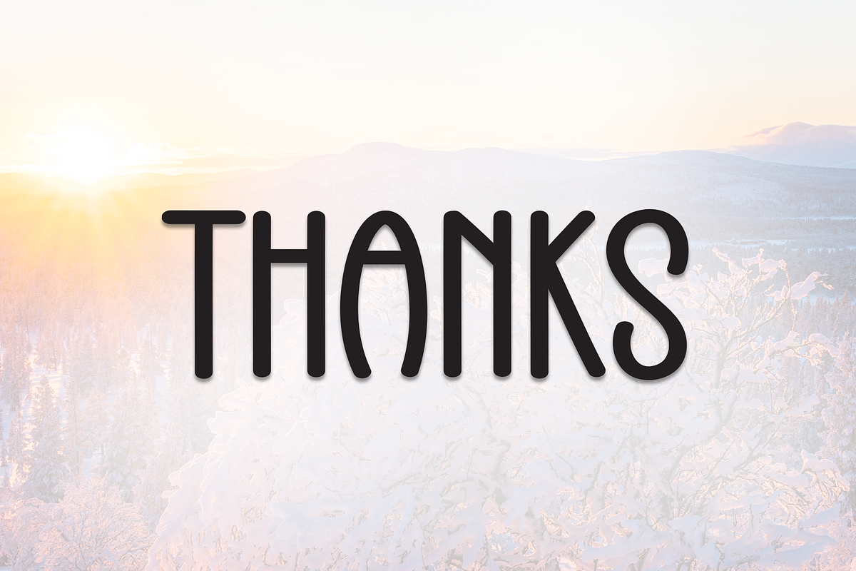 Winter Sunrise | Script Font, a Script Font by Scratchones (Photo 8 of 8)