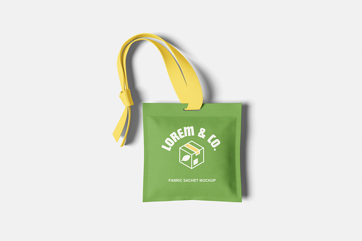 Fabric Sachet Mockup, a Product Mockup by Indah (Photo 4 of 6)