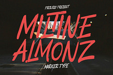 Miltine Almonz | Brush Font