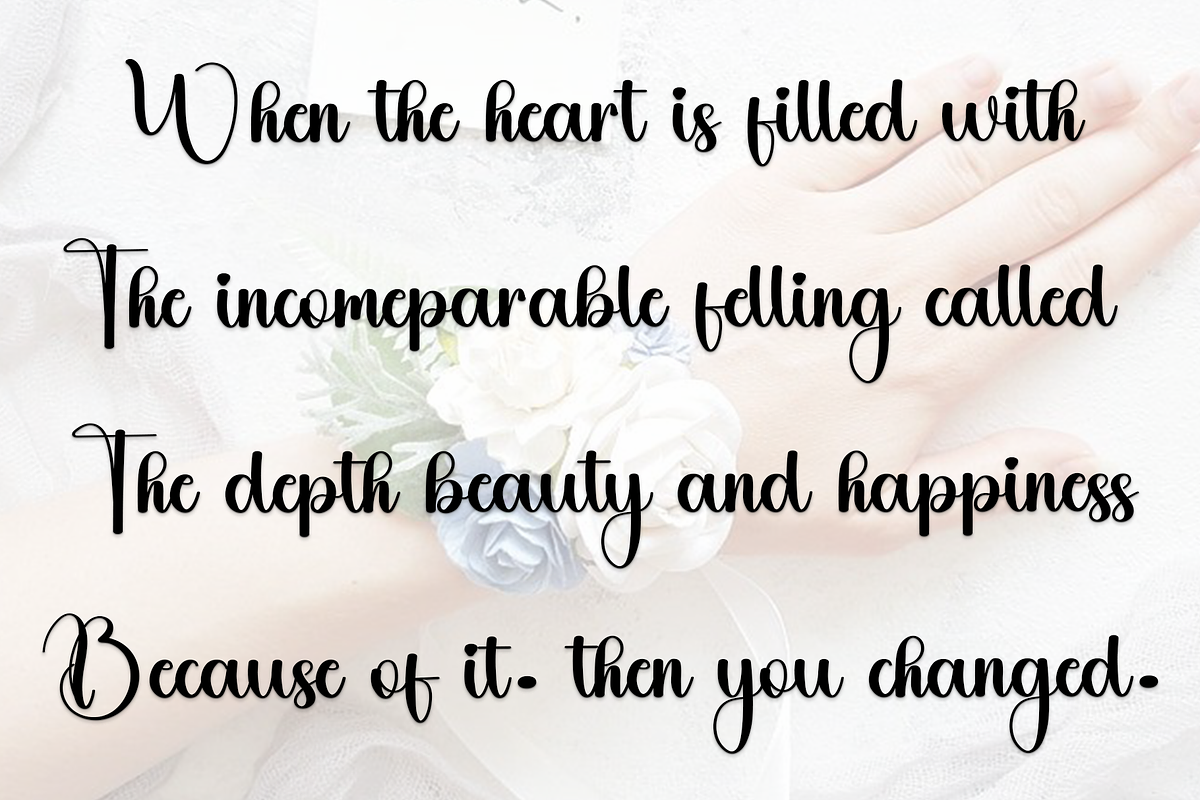 Almond Smoothie, a Handwritten Font by InermediaSTUDIO (Photo 7 of 7)