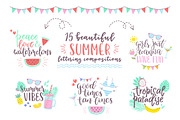 Summer Vibes Design Pack, a Decorative Illustration by Yuzach (Thumbnail 5 of 13)