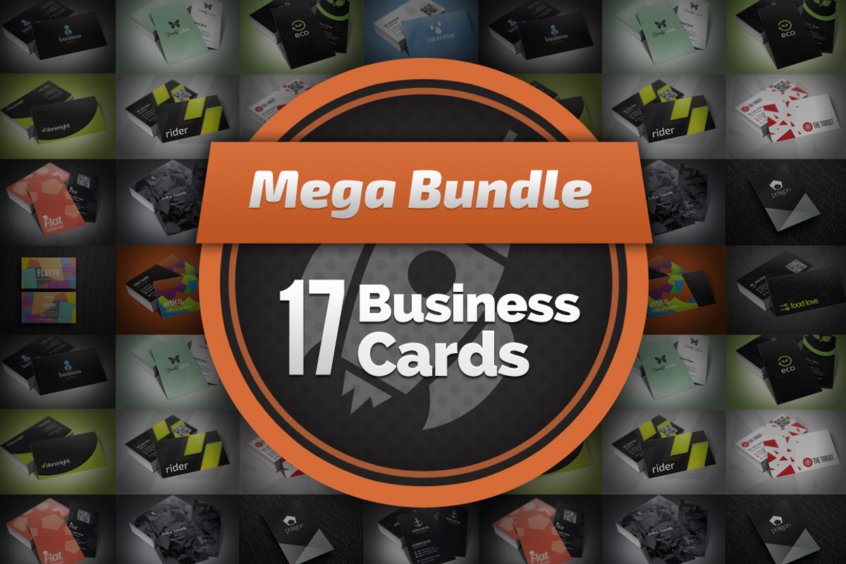 Mega Business Cards Bundle, a Business Card Template by Rafael Oliveira (Photo 1 of 6)