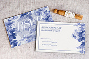 China Blue Wedding Suite, an Invitation Template by BlueRobinDesignShop (Thumbnail 3 of 4)