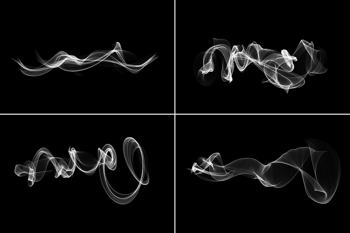 Real Smoke Photoshop Brushes Bundle, a Brush Add-On by MRI STUDIO (Photo 15 of 34)