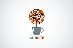 Coffee Cup Design Concept Background