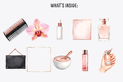 Spa and Beauty Clipart Bundle, a Decorative Illustration by Anca Digital Vibe (Thumbnail 5 of 8)