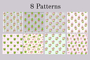 Girly Matcha Aesthetic Clipart, a Food Illustration by Stellalunarts (Thumbnail 4 of 4)