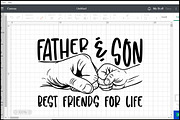 Father & Son Best Friends For Life, an Object Graphic by BeeCraftR (Thumbnail 4 of 5)
