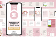 90 Instagram Carousel Canva Template, a Social Media Template by With Love Monique (Thumbnail 1 of 12)