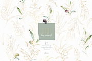 Olives. Watercolor Collection, a Decorative Illustration by OctopusArtis (Thumbnail 6 of 17)