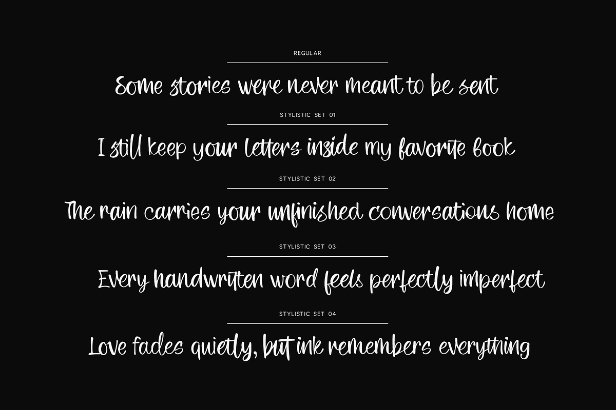 Emotional Motion - Handwritten Font, a Script Font by VP Fonts (Photo 22 of 24)