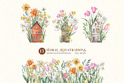 Blossoming Village, an Illustration by Watercolor by Tonia Tkach (Thumbnail 6 of 6)