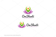 Om Shanti - Yoga and Meditation Logo, a Branding & Logo Template by Mocca Design (Thumbnail 2 of 7)