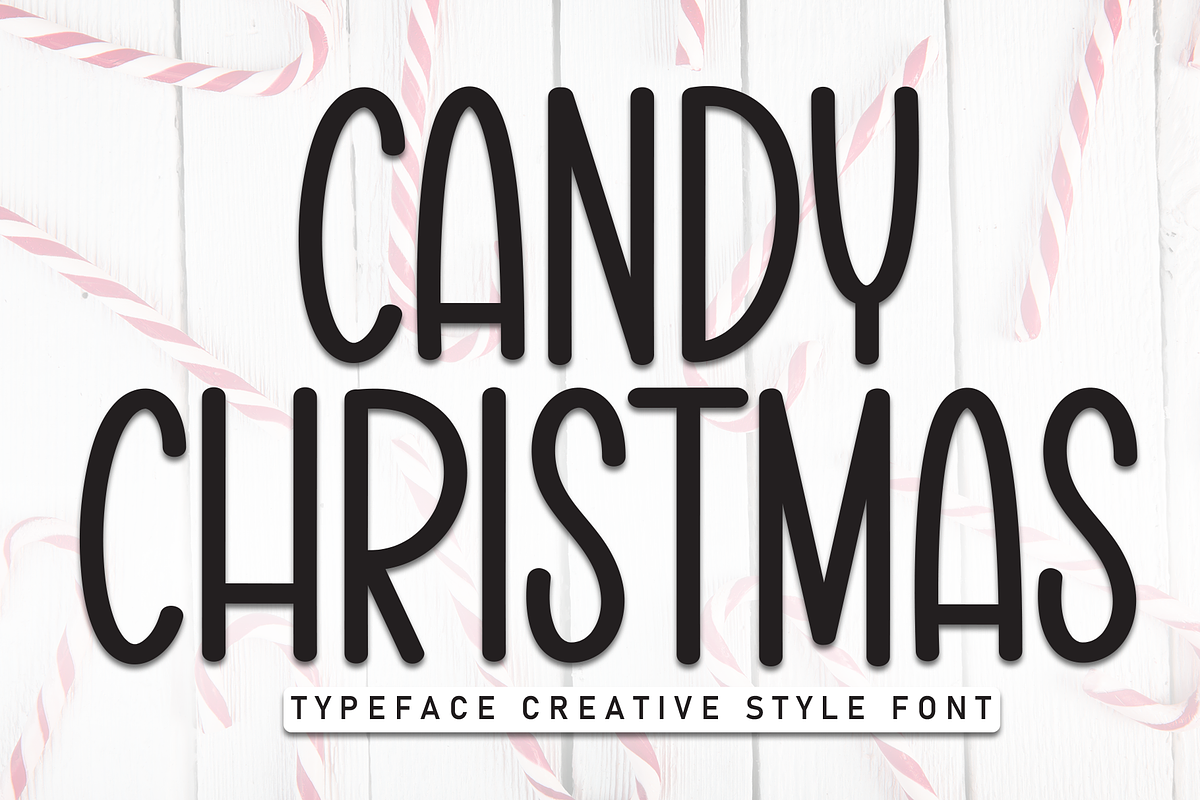 Candy Christmas | Script Font, a Script Font by Scratchones (Photo 1 of 8)