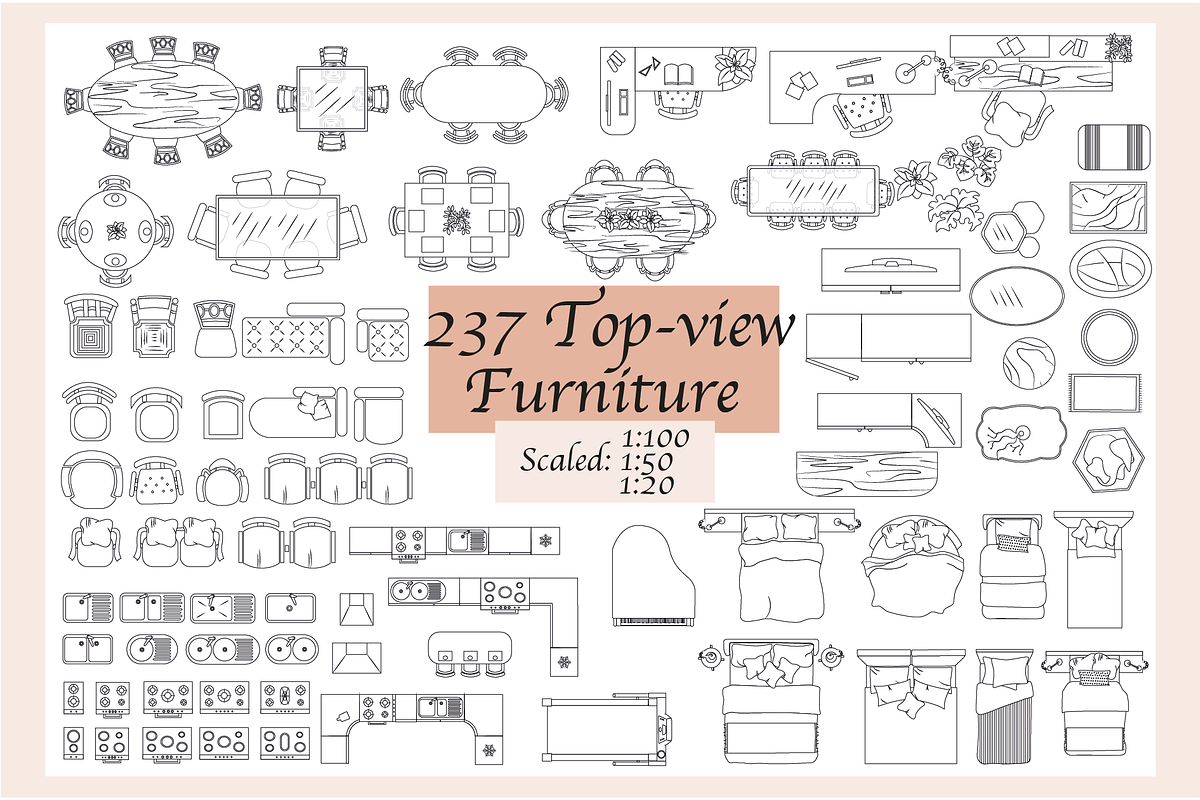 237 Scaled furniture elements, a Work Illustration by TheHyggeShopDesign (Photo 1 of 3)