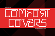 COMFORT COVERS - ANGULAR FONT, a Sans Serif Font by 177Studio (Thumbnail 1 of 8)