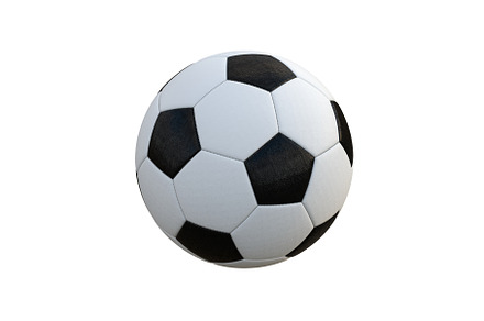 Football ball on isolated background, a Photo by Daniel Megias